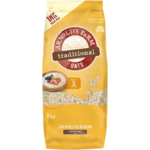 Arnold's Farm Traditional Oats 1kg