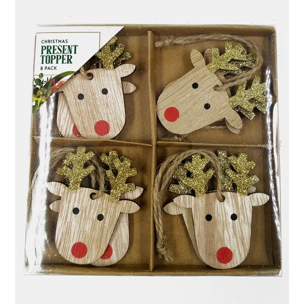Christmas Present Topper  8 Pack