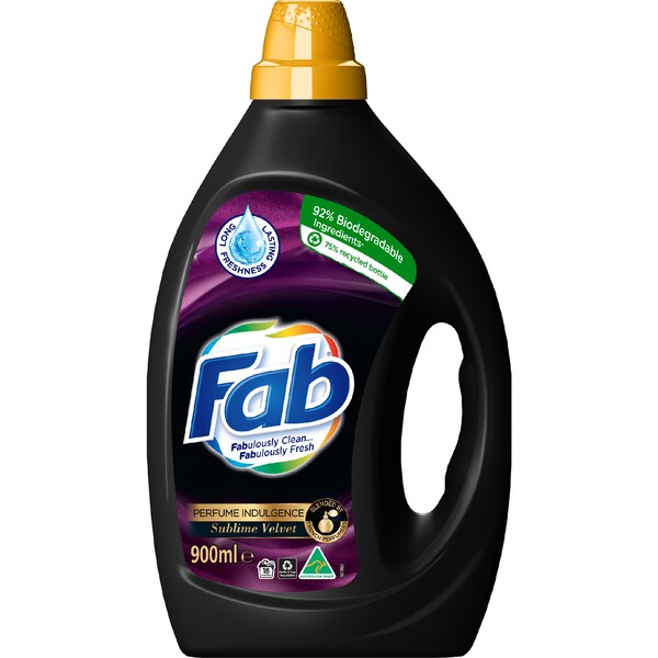 Fab Perfume Indulgence Velvet Laundry Detergent Liquid 900ml