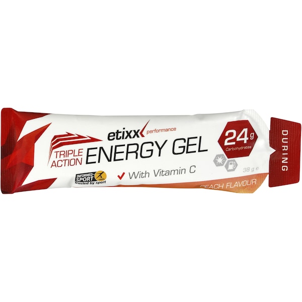 Etixx Energy Gel Peach Flavour 38g