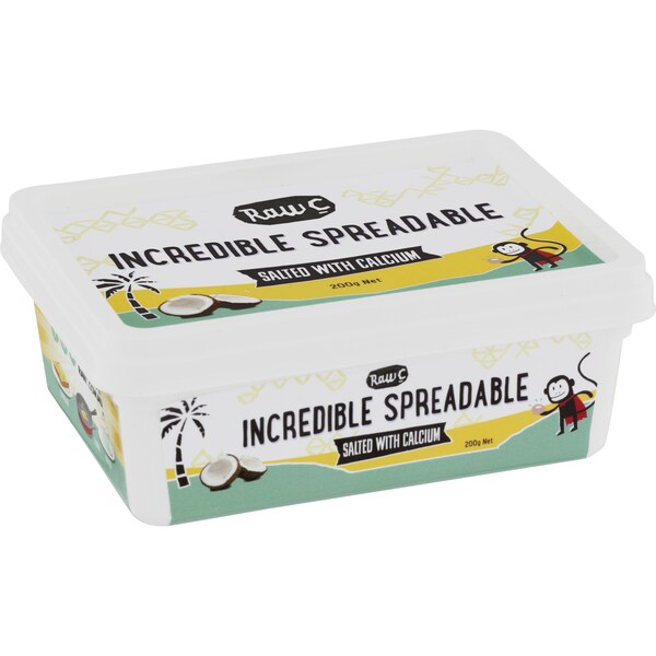 Raw C Spreadable Coconut With Calcium 200g