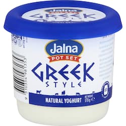Jalna Pot Set Greek Style Natural Yoghurt 170g