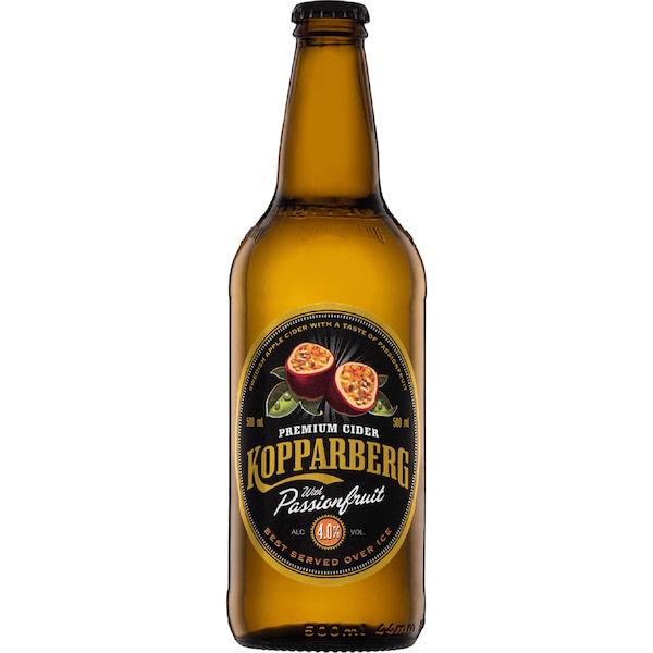 Kopparberg Apple & Passionfruit Cider Bottle 500mL