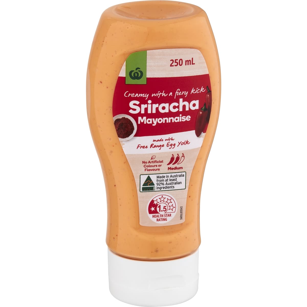 Woolworths Sriracha Mayonnaise 250ml bunch
