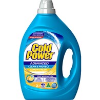 Cold Power Advanced Clean & Protect Lemon Laundry Liquid