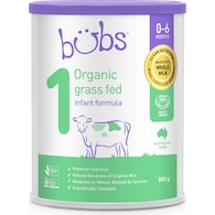 Bubs Organic Grass Fed Infant Formula Stage 1