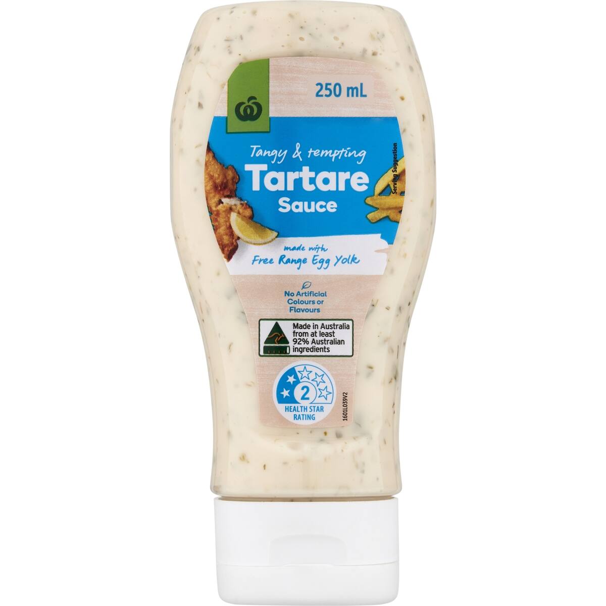 Woolworths Tartare Sauce 250ml bunch
