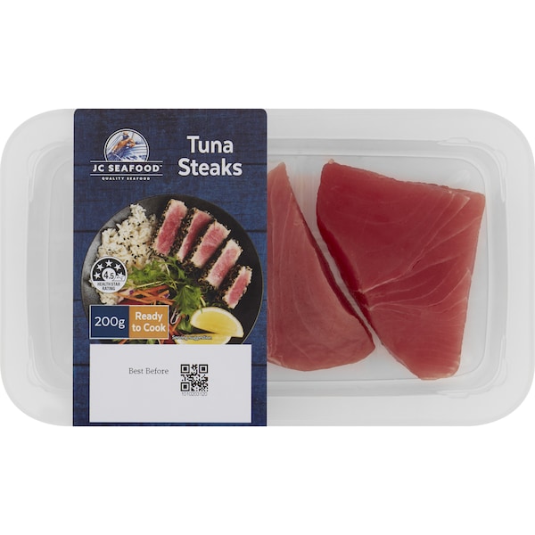 JC Seafood Tuna Steaks 200g