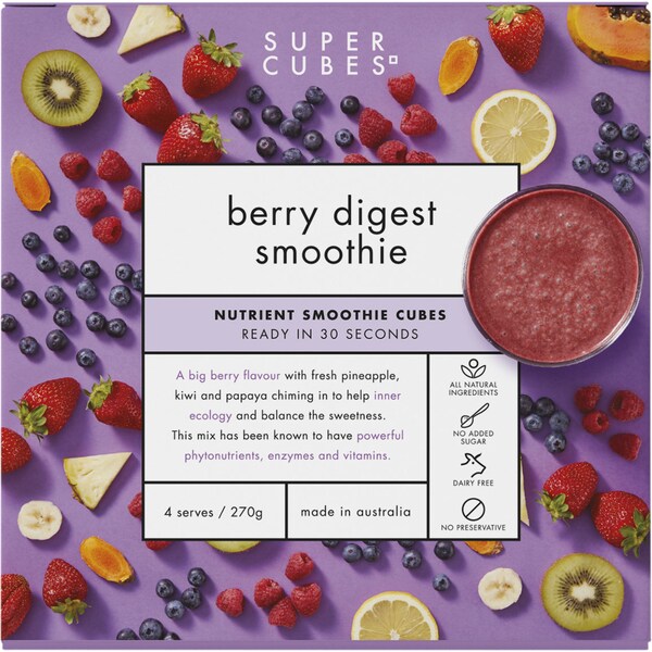 Super Cubes Berry Digest Smoothie 270g
