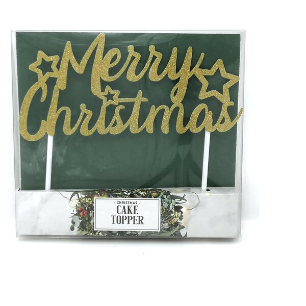 Christmas Cake Topper Assorted Each