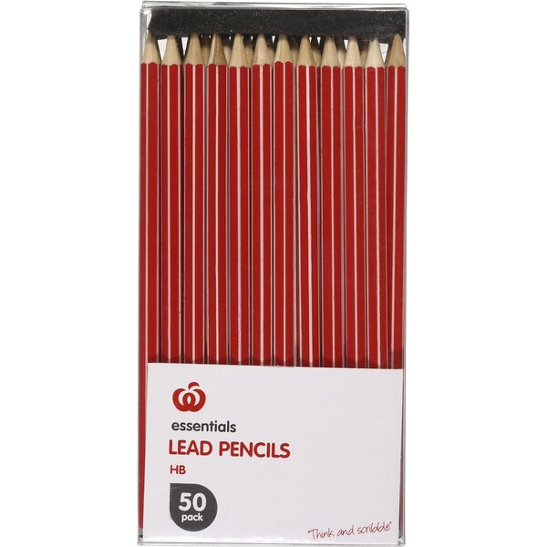 Essentials Hb Pencils 50 pack