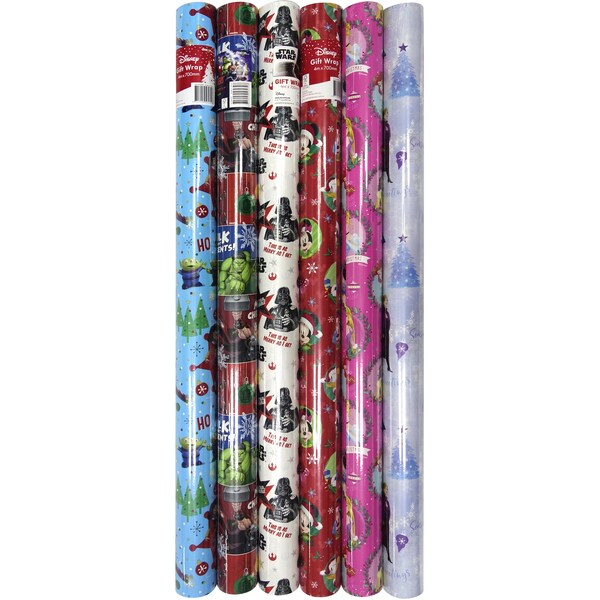 Christmas Wrapping Paper Assorted Each
