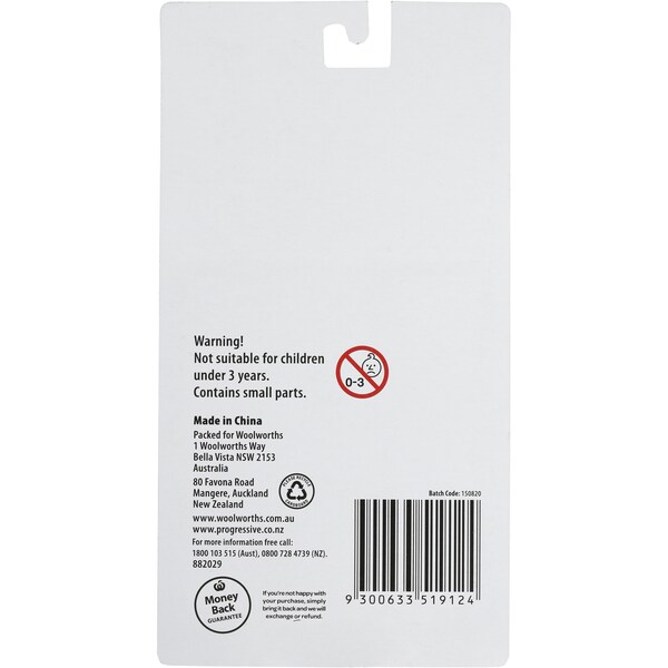 Woolworths Kids Stationery Pencil Grips 10pk