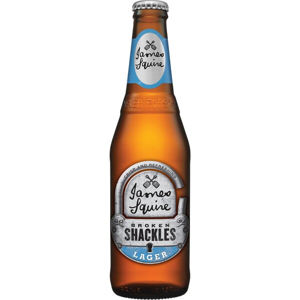 James Squire Broken Shackles Lager Bottle 345ml