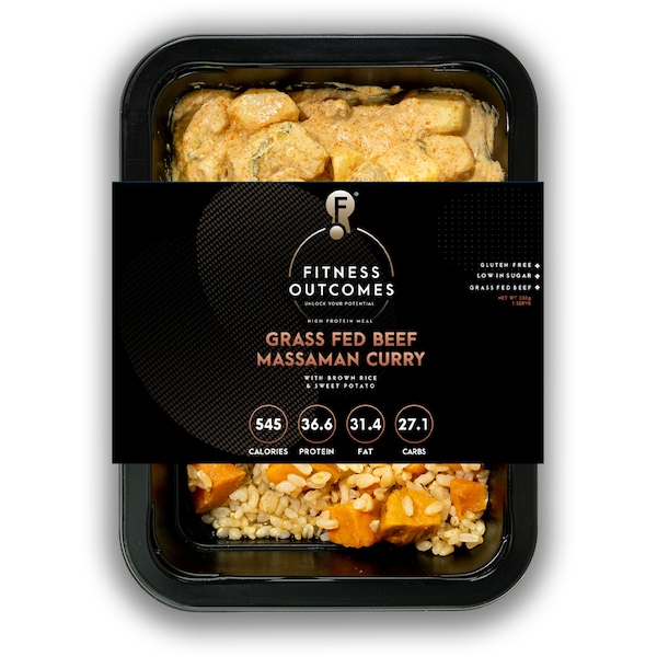 Fitness Outcomes Grass Fed Beef Massaman Curry 330g