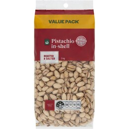 Woolworths Woolworths Pistachio In Shell Roasted & Salted 1kg