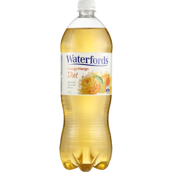 Waterfords Diet Orange & Mango Mineral Water 1.25l