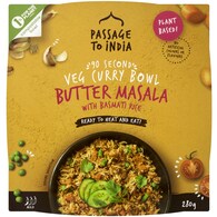 Passage To India Veg Curry Bowl Butter Masala With Rice
