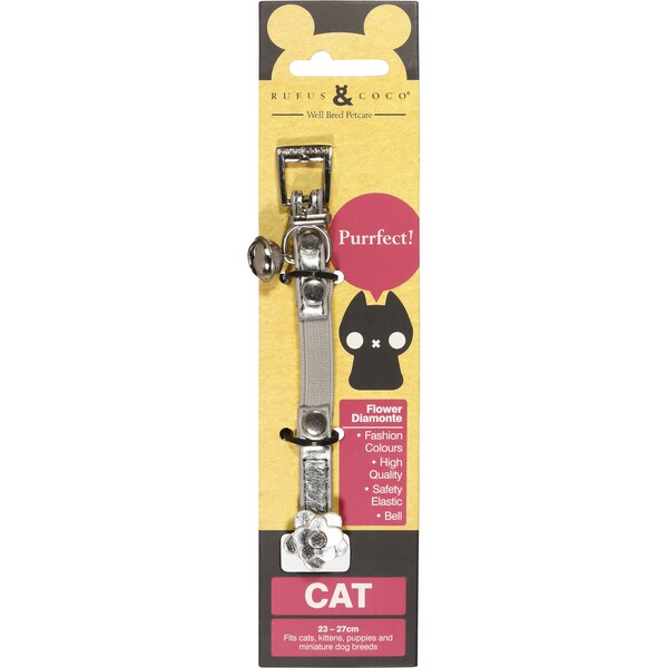 Rufus & Coco Flower Cat Collar Each