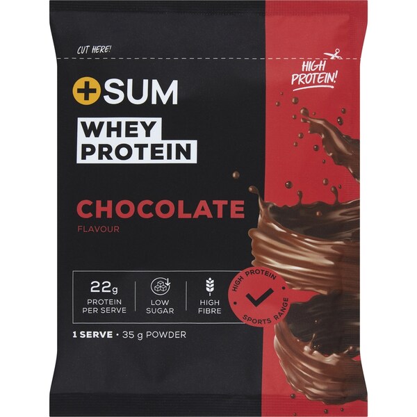 PlusSum Whey Protein Chocolate Flavour 35g
