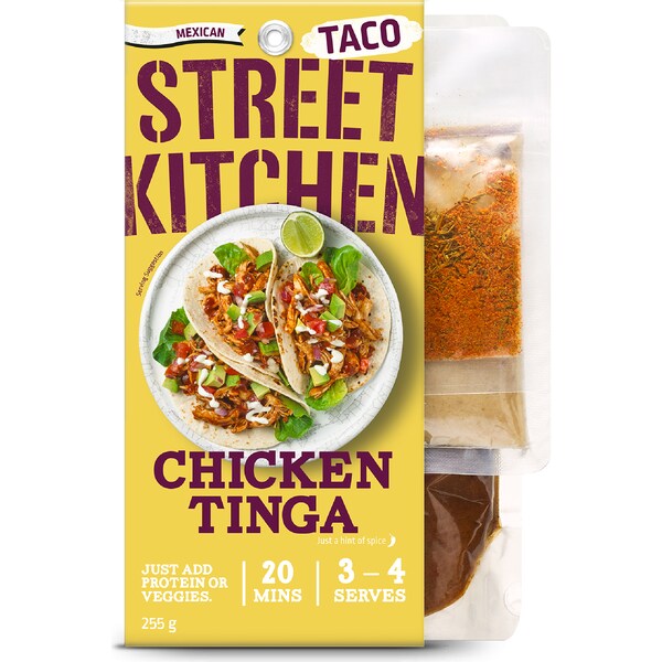 Street Kitchen Chicken Ting Tacos Meal Kit 255g