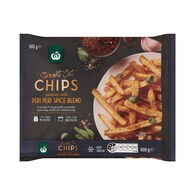 Woolworths Straight Cut Peri Peri Chips