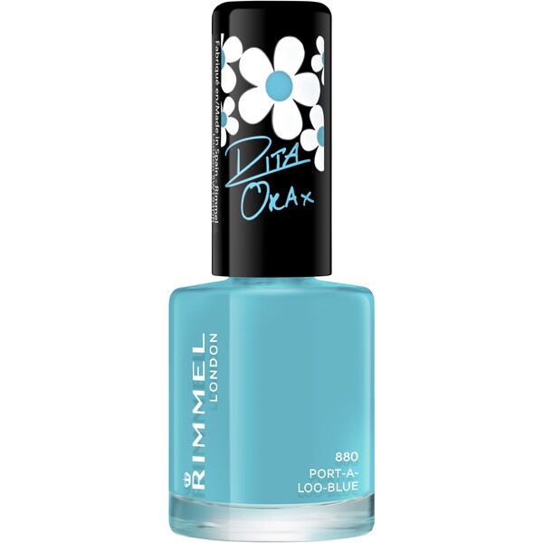 Rimmel London Super Shine Nail Polish Portaloo Blue 8mL