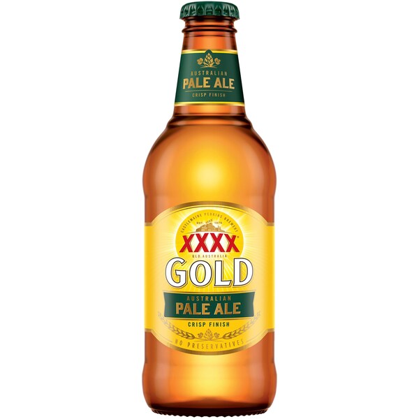 XXXX Gold Australian Pale Ale Bottle 375ml