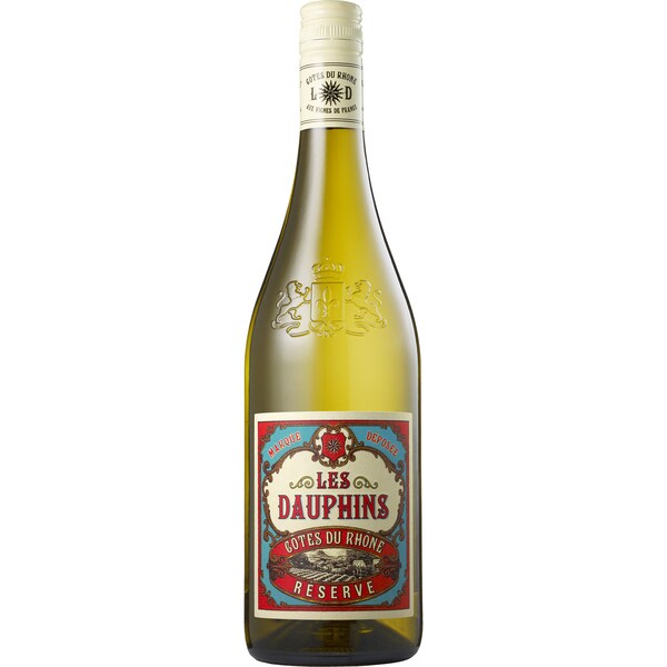 Les Dauphins Cote Du Rhone Reserve Blanc 750ml