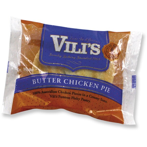 Vili's Butter Chicken Pie 160g