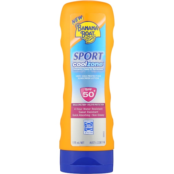 Banana Boat Sport Coolzone Spf50+ Sunscreen Lotion 175ml