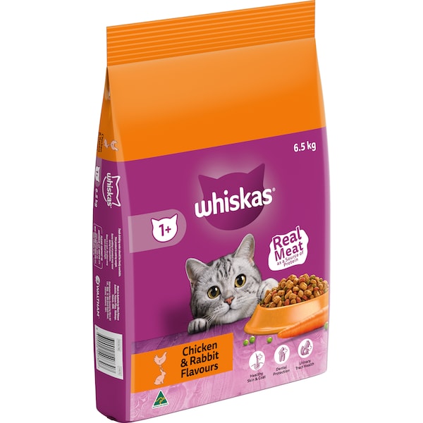 Whiskas Chicken And Rabbit Cat Food 6.5kg