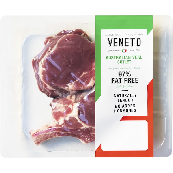 Veneto Veal Cutlet 97% Fat Free 300g - 600g