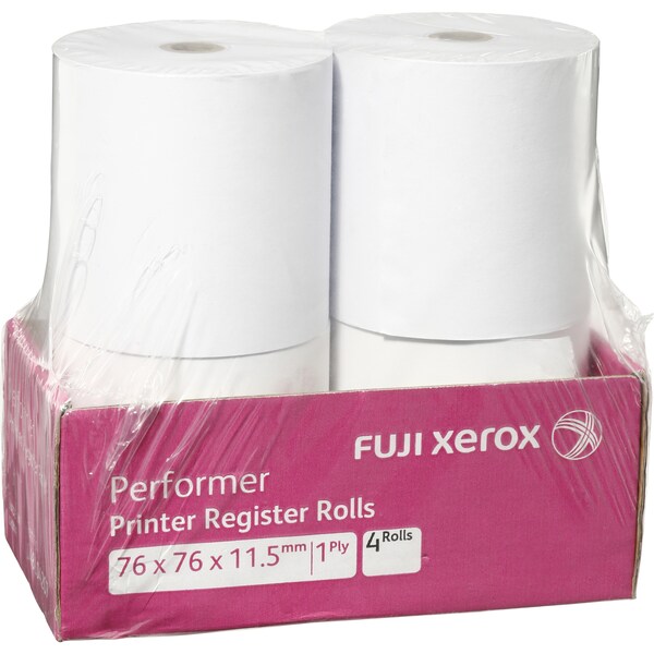 Fuji Xerox Register Rolls 76X76X11.5Mm 1Ply 24 pack