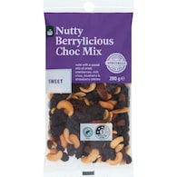 Woolworths Nutty Berrylicious Choc Mix