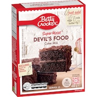 Betty Crocker Devil's Food Cake Mix Cake Mix