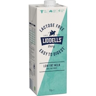 Liddells Lactose Free Low Fat Long Life Milk
