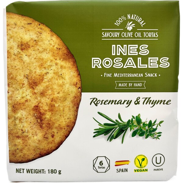 Ines Rosales Rosemary & Thyme Tortas 6 pack