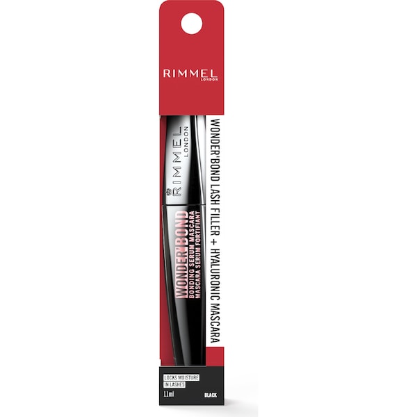 Rimmel London Wonder'Bond Lash Filler + Hyaluronic Mascara Black 11mL