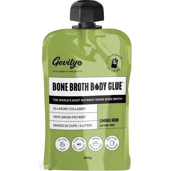 Gevity Rx Bone Broth Body Glue Lemon & Herb 200g