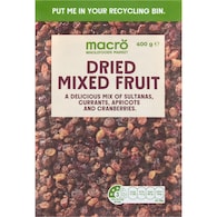 Macro Dried Mixed Fruit