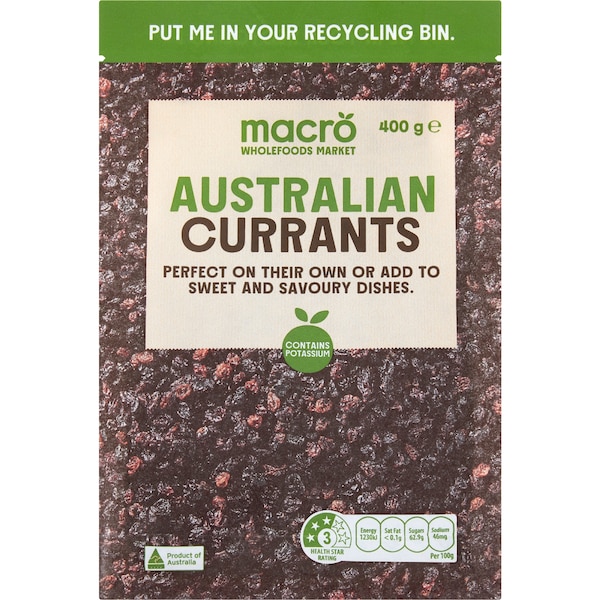 Macro Australian Currants 400g