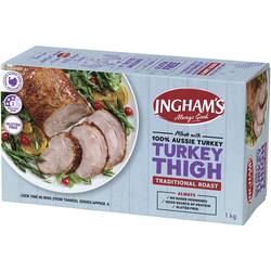 Ingham's Frozen Turkey Thigh Traditional Roast 1kg
