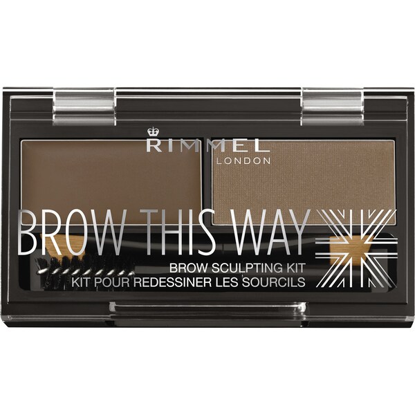 Rimmel London Brow This Way Eyebrow Powder Kit #002 Mid Brown 2.4g