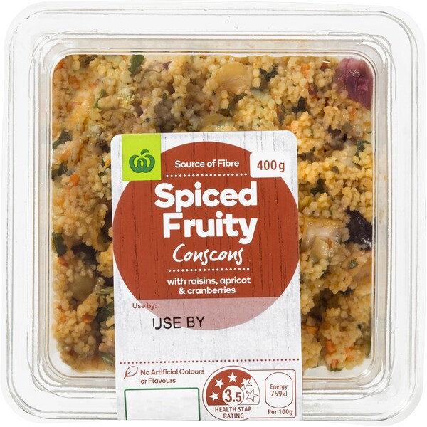 Woolworths Spiced Fruity Couscous 400g