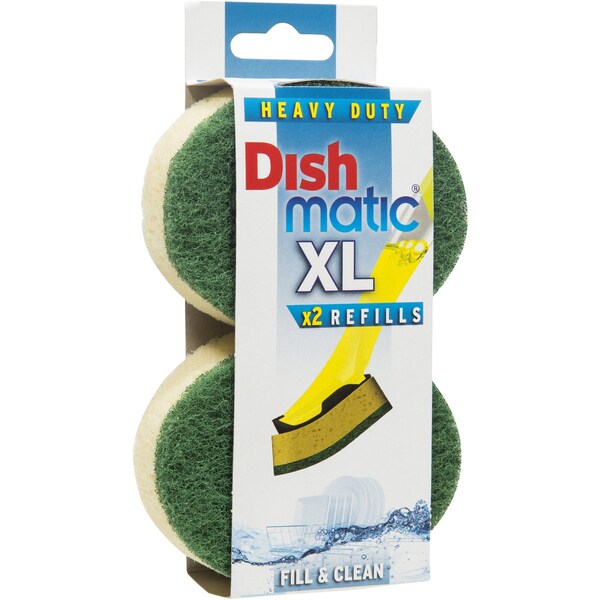 Dishmatic Extra Large Heavy Duty Refill 2 Pack