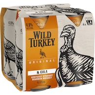 Wild Turkey Bourbon & Cola Cans