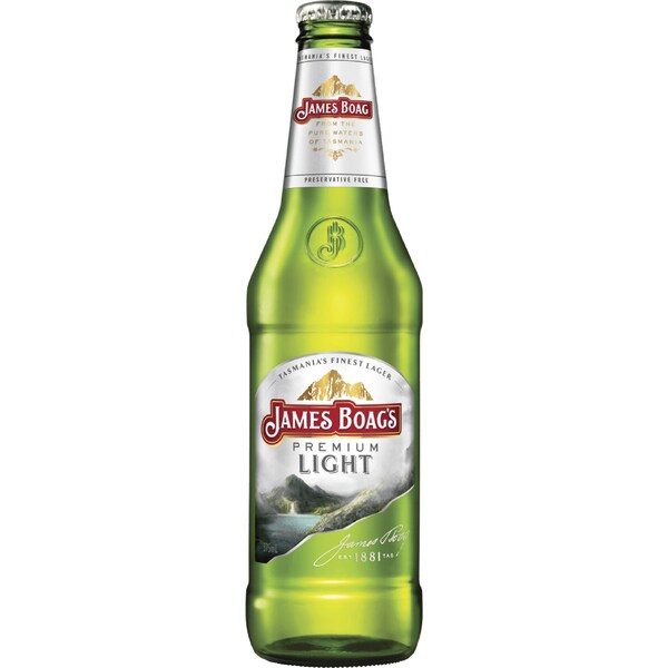 James Boag's Premium Light Lager Bottle 375ml