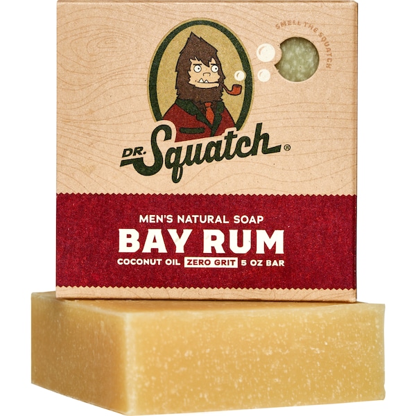 Dr Squatch Men's Natural Soap Bar Bay Rum 140g