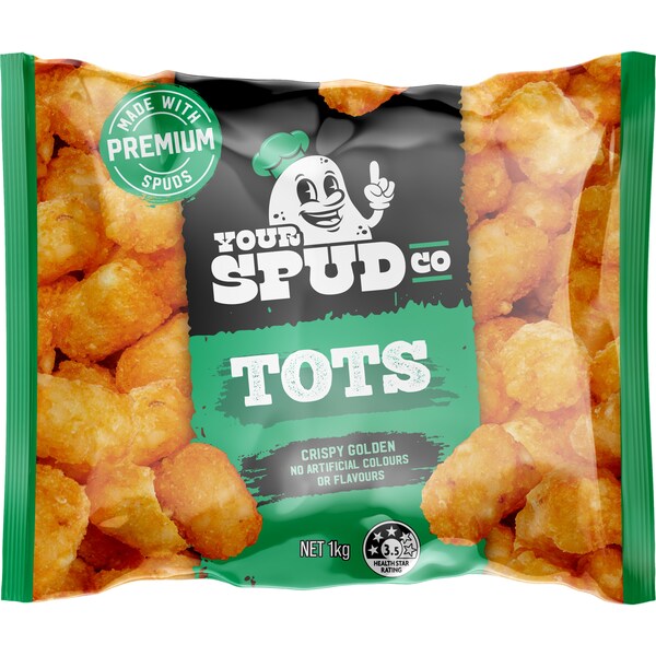 Your Spud Co Potato Tots 1kg
